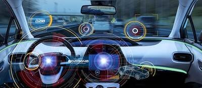 Driverless vehicle heads up display